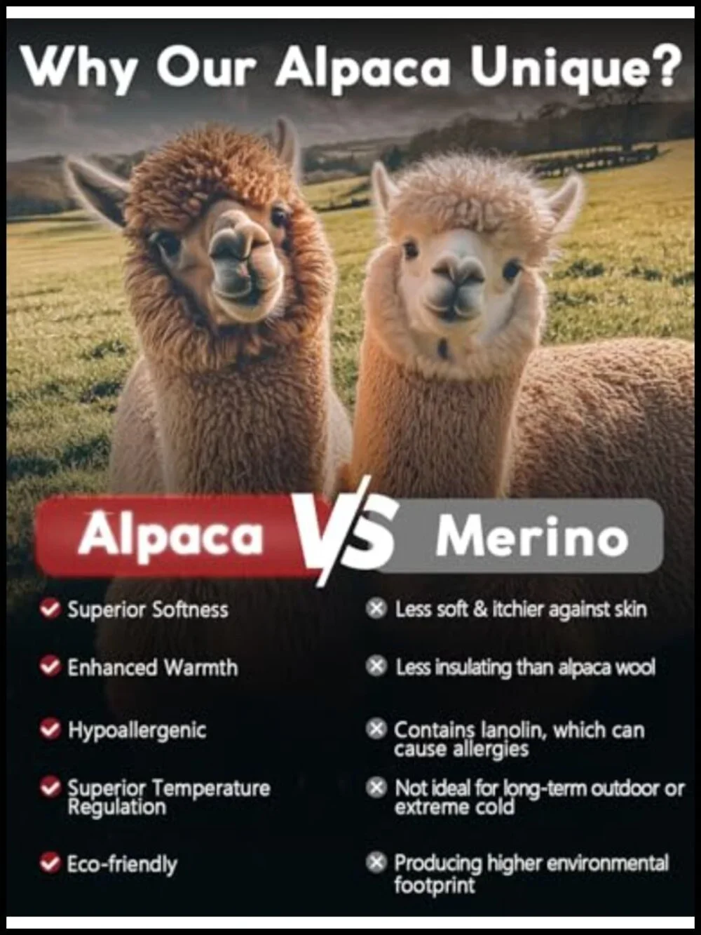 Alpaca Wool Heavyweight Thermal Hiking Boot Work Socks Cushioned Moisture